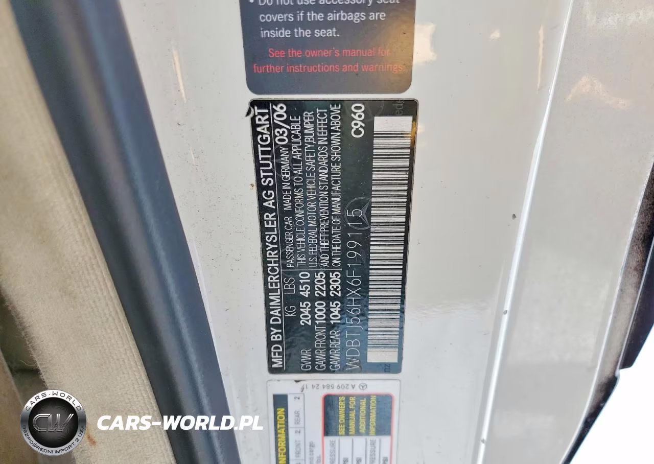 2006 Mercedes-Benz Clk 350 VIN:WDBTJ56HX6F199115 - 12