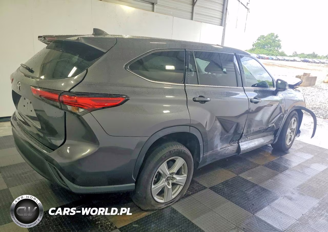 2022 Toyota Highlander L VIN:5TDCZRAH8NS099666 - 3