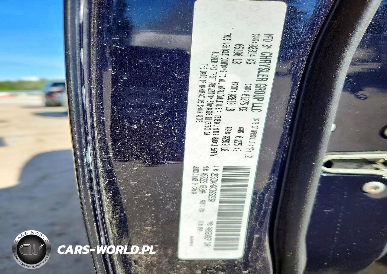 2012 Dodge Charger Sxt VIN:2C3CDXHGXCH282230 - 12