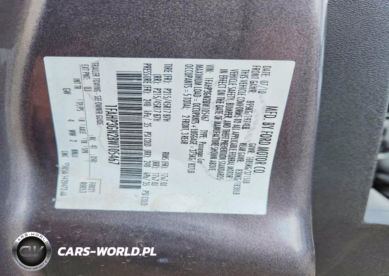 2011 Ford Focus Ses VIN:1FAHP3GN2BW105467 - 12