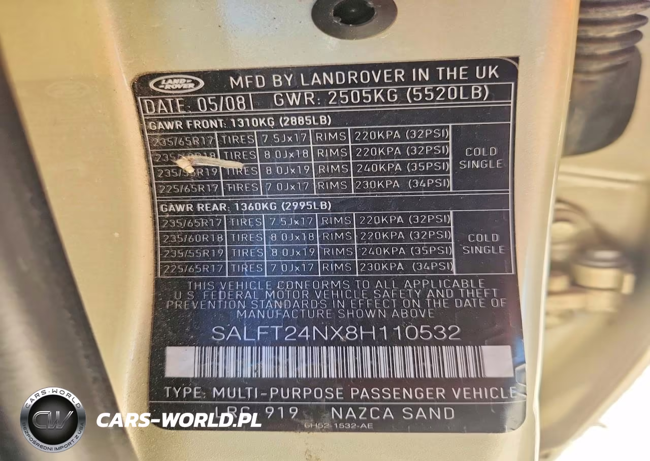 2008 Land Rover Lr2 Hse Technology VIN:SALFT24NX8H110532 - 12
