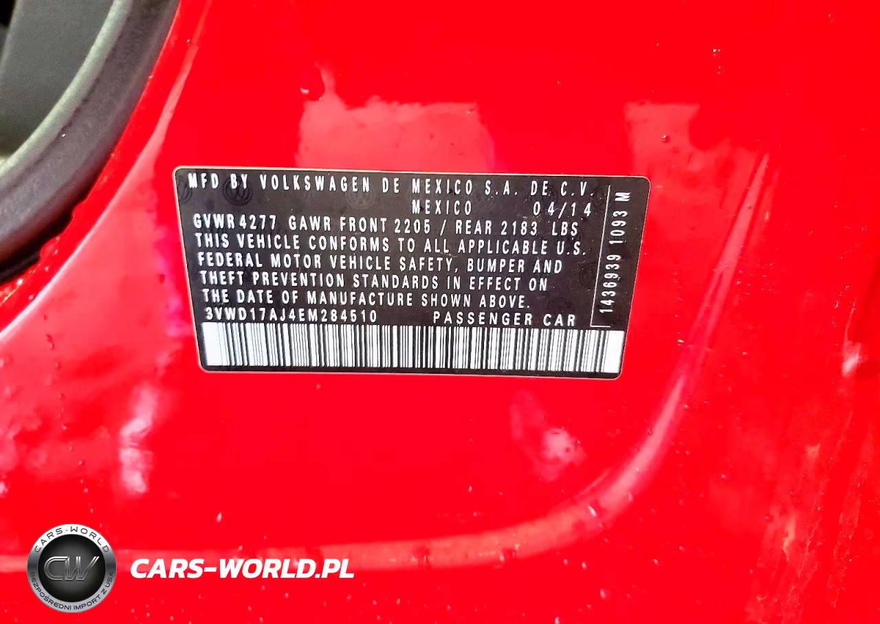 2014 Volkswagen Jetta Se VIN:3VWD17AJ4EM284510 - 12