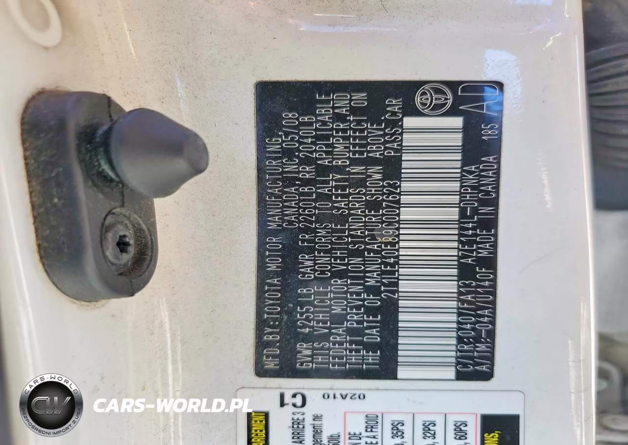 2009 Toyota Corolla Matrix S VIN:2T1LE40E89C007623 - 13