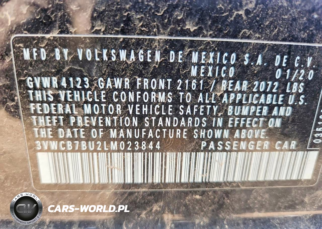 2020 Volkswagen Jetta S VIN:3VWCB7BU2LM023844 - 13