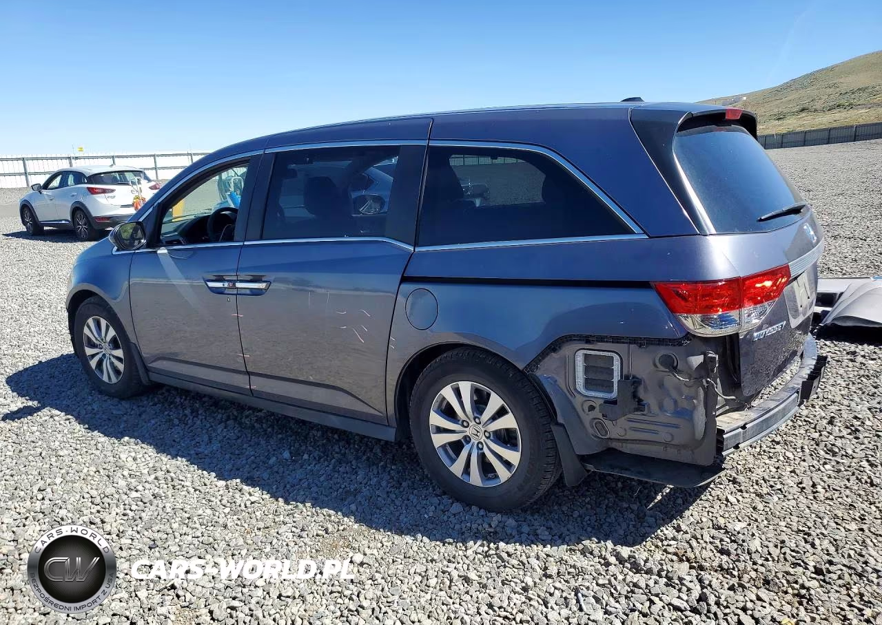 2016 Honda Odyssey Exl VIN:5FNRL5H66GB009186 - 2