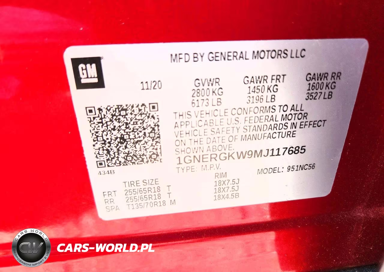 2021 Chevrolet Traverse Lt VIN:1GNERGKW9MJ117685 - 14