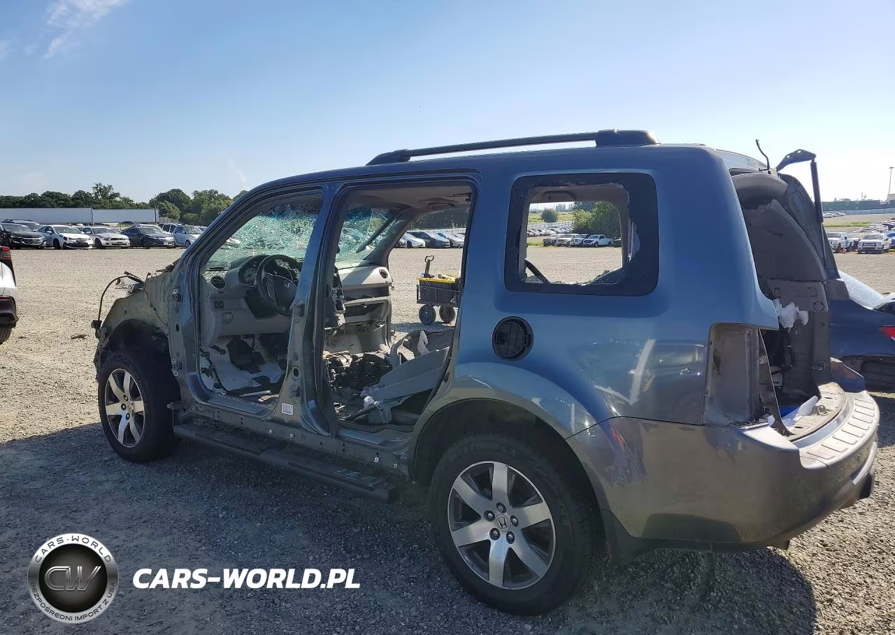 2012 Honda Pilot Touring VIN:5FNYF4H91CB051301 - 2