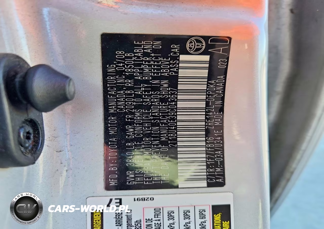 2009 Toyota Corolla Base VIN:2T1BU40E39C043637 - 12