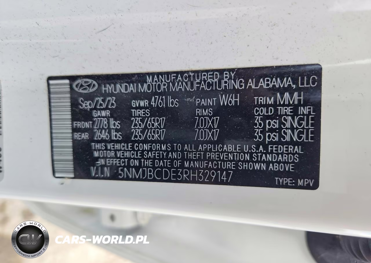 2024 Hyundai Tucson Sel VIN:5NMJBCDE3RH329147 - 13