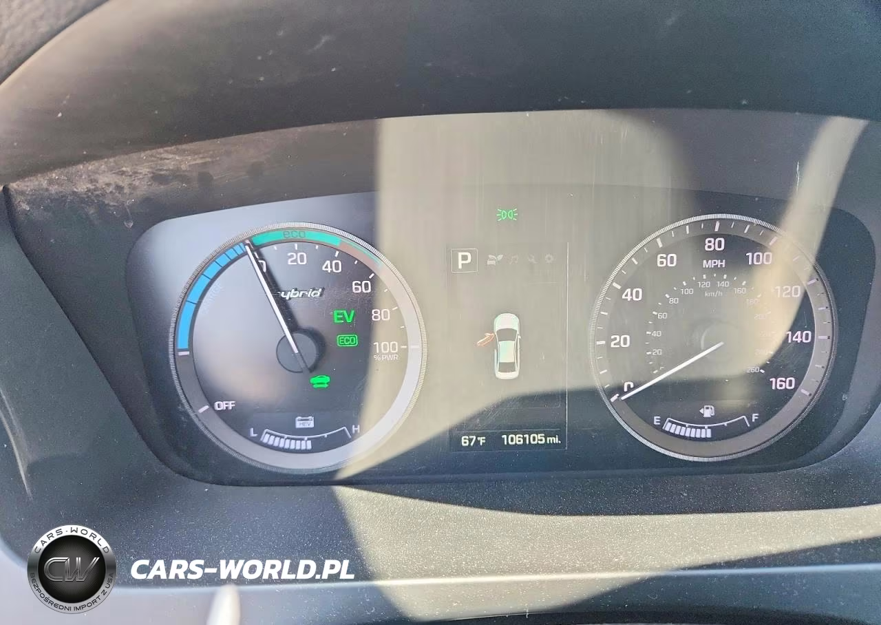 2016 Hyundai Sonata Hybrid Se VIN:KMHE24L11GA014064 - 9