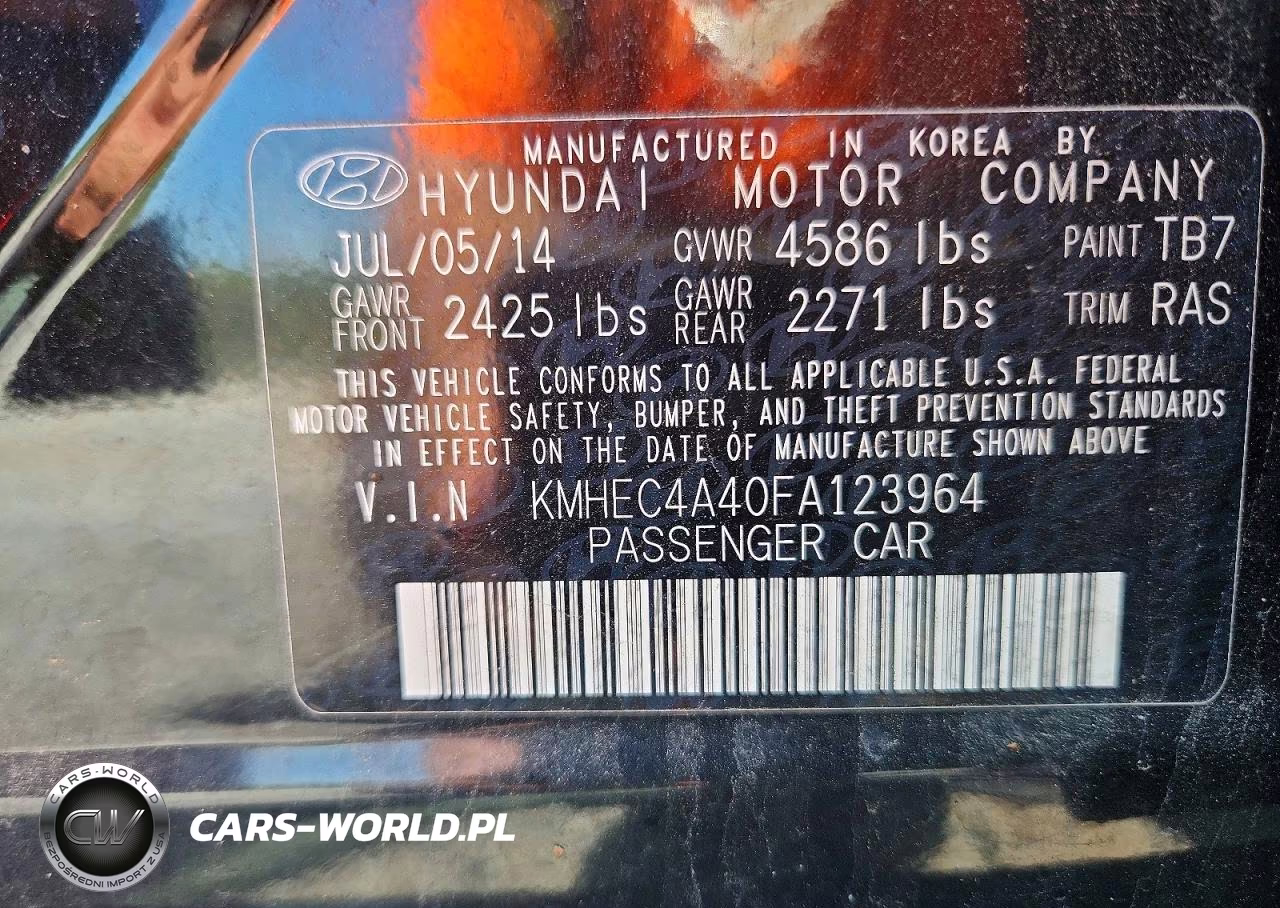 2015 Hyundai Sonata Hybrid Limited VIN:KMHEC4A40FA123964 - 12
