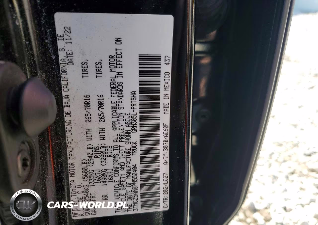 2023 Toyota Tacoma Trd Off-Road VIN:3TMCZ5AN8PM550404 - 12