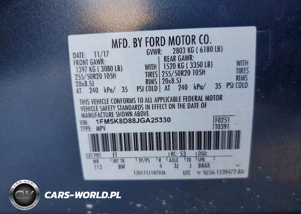 2018 Ford Explorer Xlt VIN:1FM5K8D88JGA25330 - 13