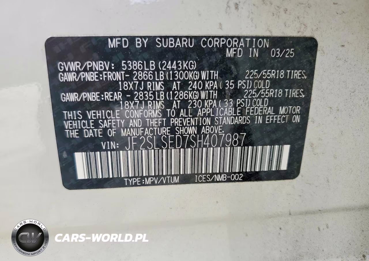 2025 Subaru Forester Premium VIN:JF2SLSED7SH407987 - 13
