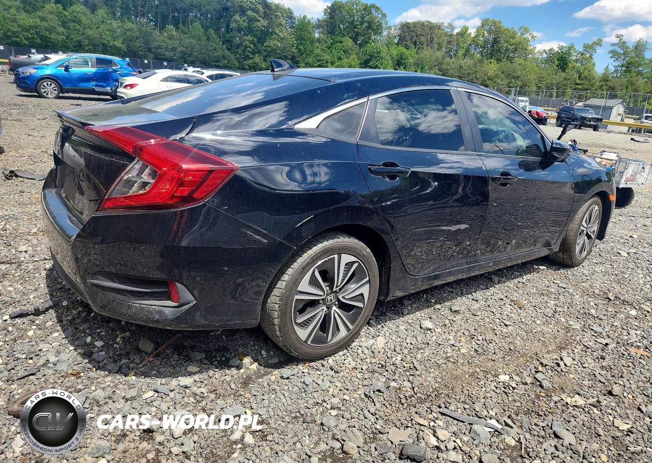 2018 Honda Civic Ex VIN:JHMFC1F41JX035445 - 3