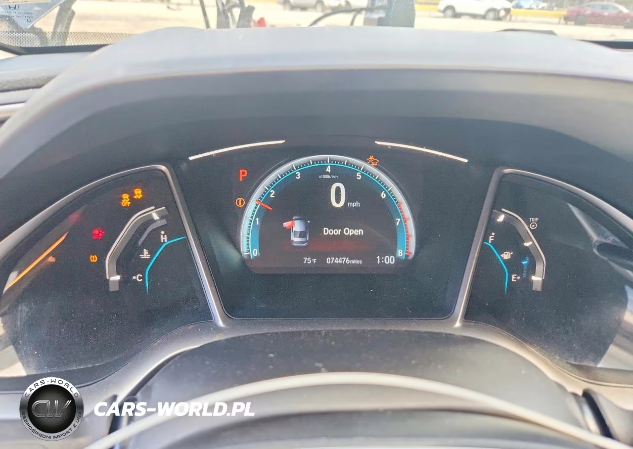 2018 Honda Civic Ex VIN:JHMFC1F41JX035445 - 9