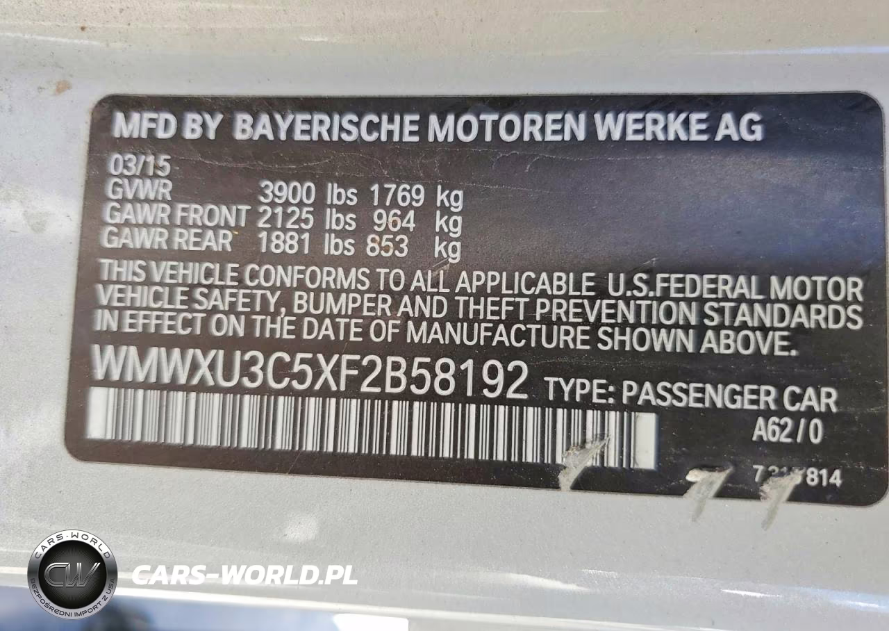 2015 Mini Cooper S VIN:WMWXU3C5XF2B58192 - 13