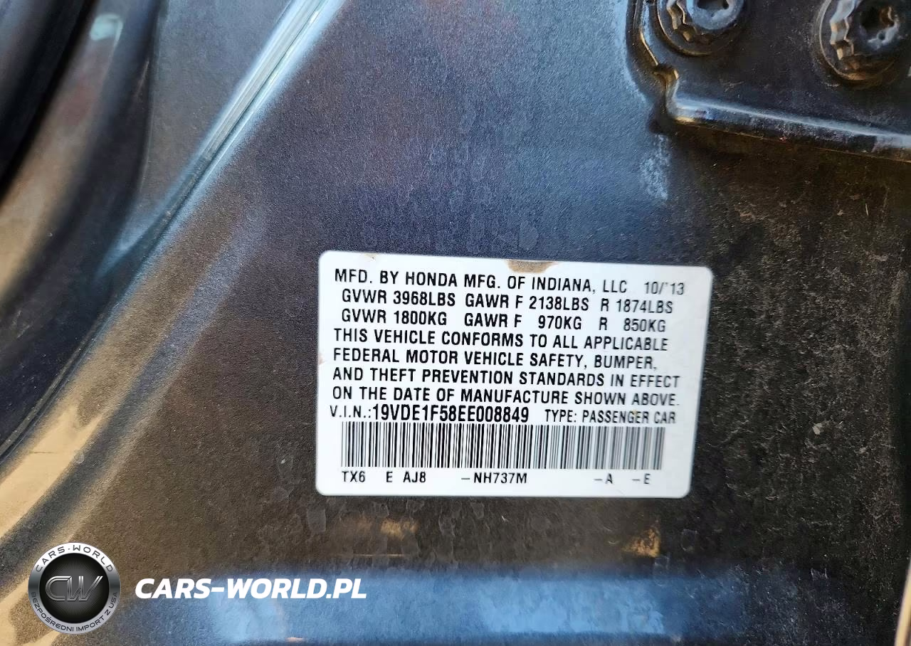 2014 Acura Ilx 20 Premium VIN:19VDE1F58EE008849 - 12
