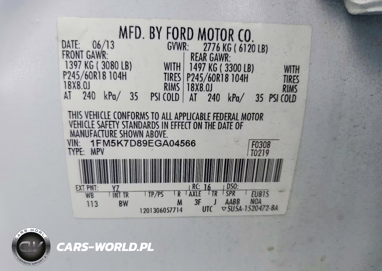 2014 Ford Explorer Xlt VIN:1FM5K7D89EGA04566 - 13