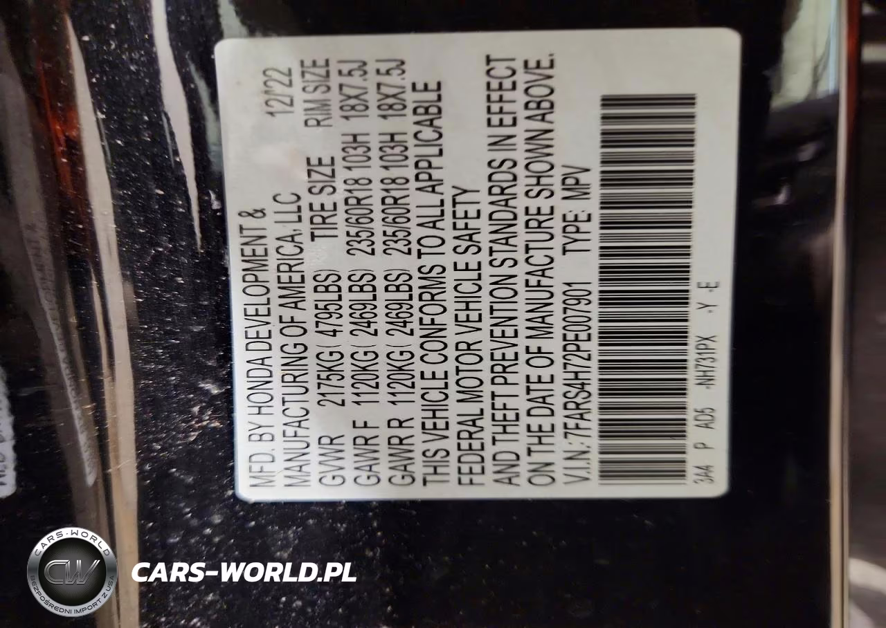 2023 Honda Cr-V Exl VIN:7FARS4H72PE007901 - 13