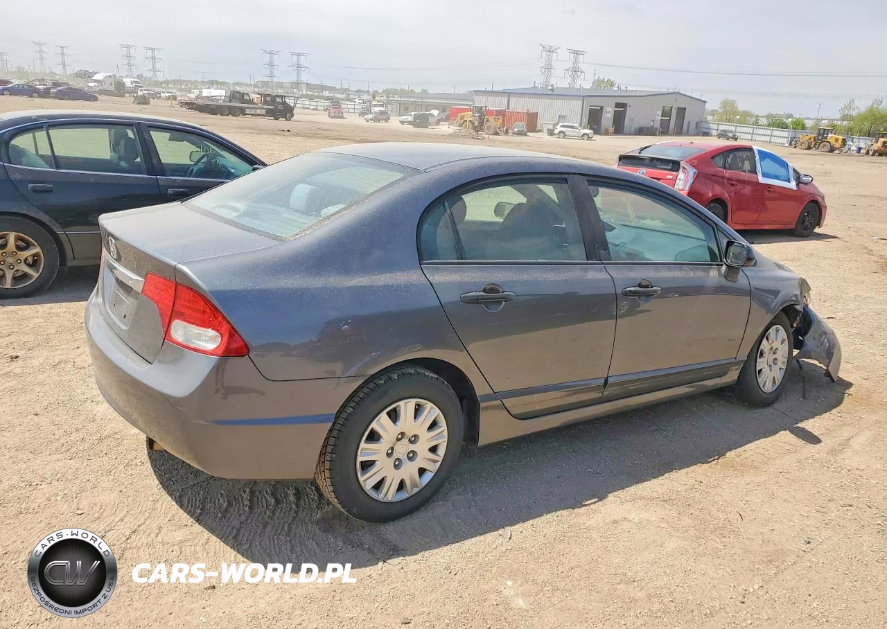 2010 Honda Civic Vp VIN:19XFA1F39AE010386 - 3