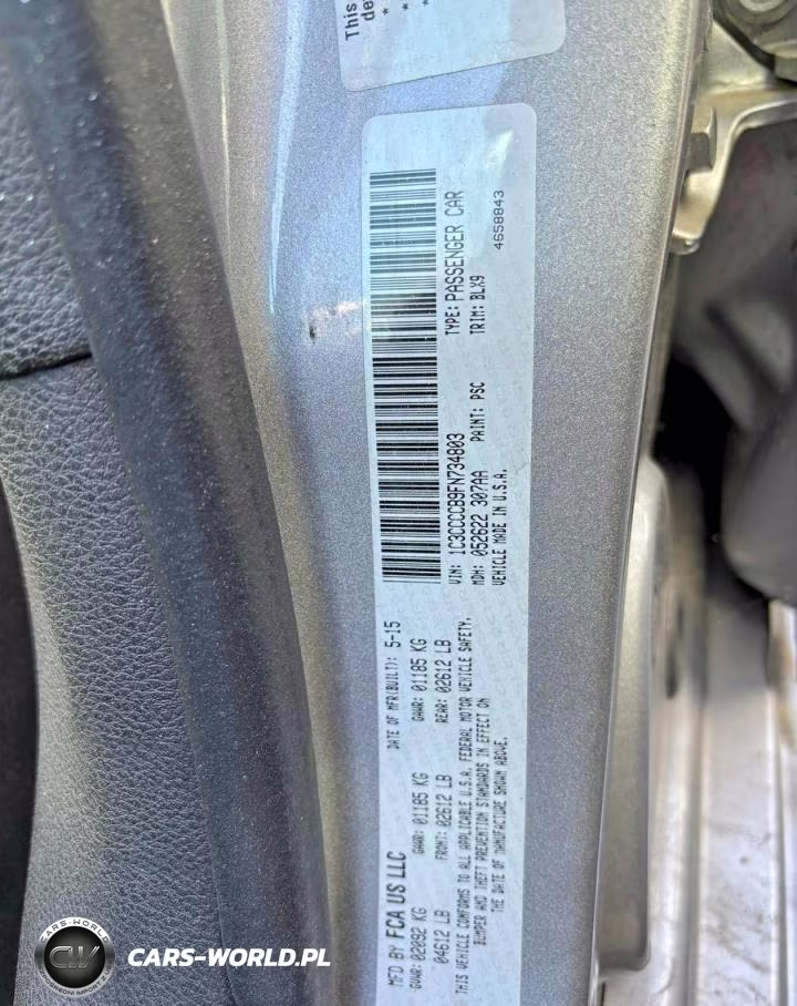 2015 Chrysler 200 C VIN:1C3CCCCB9FN734803 - 10