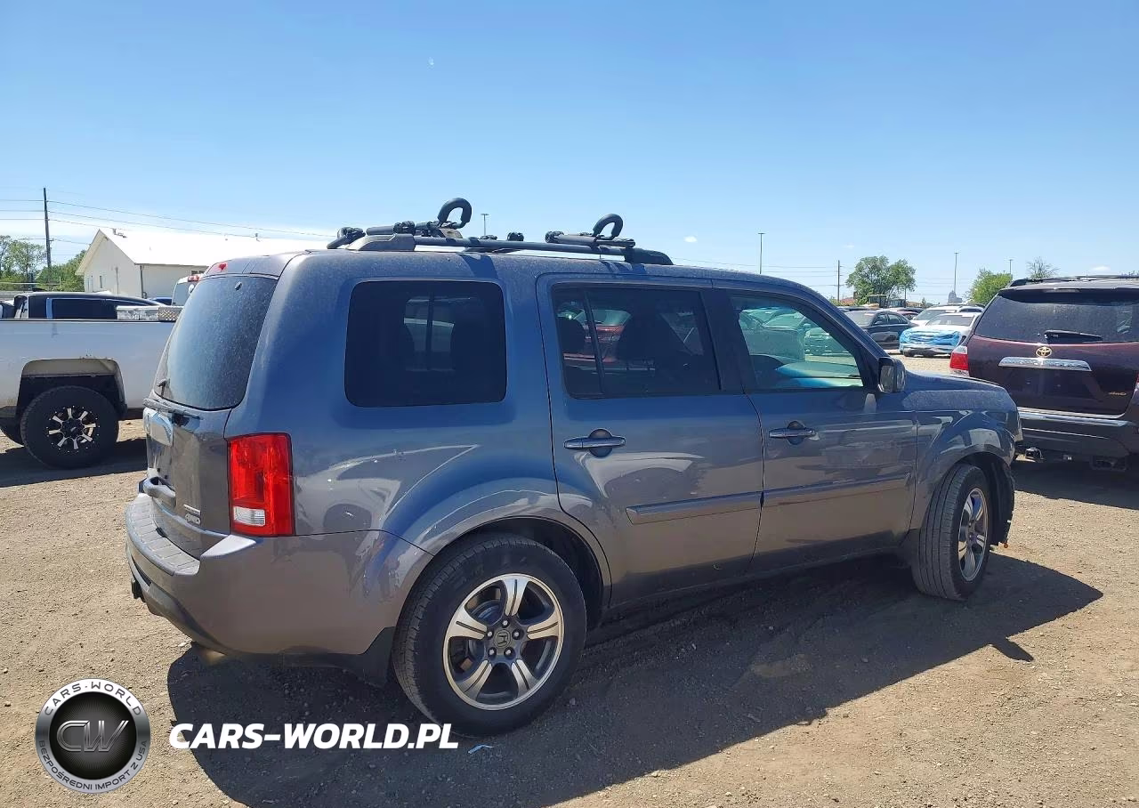 2015 Honda Pilot Se VIN:5FNYF4H34FB071476 - 3