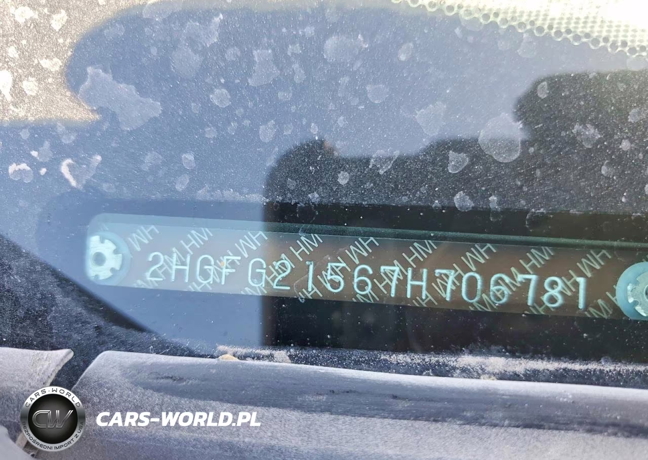 2007 Honda Civic Si VIN:2HGFG21567H706781 - 12
