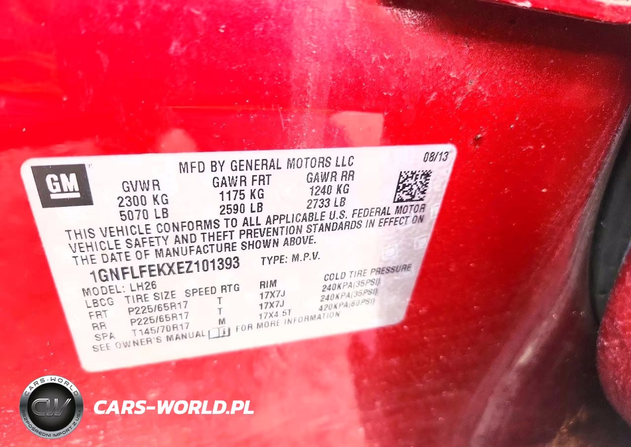2014 Chevrolet Equinox Lt VIN:1GNFLFEKXEZ101393 - 13