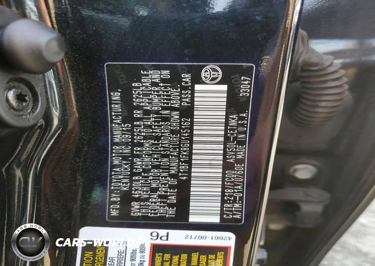 2016 Toyota Camry Le VIN:4T1BF1FK8GU145162 - 13