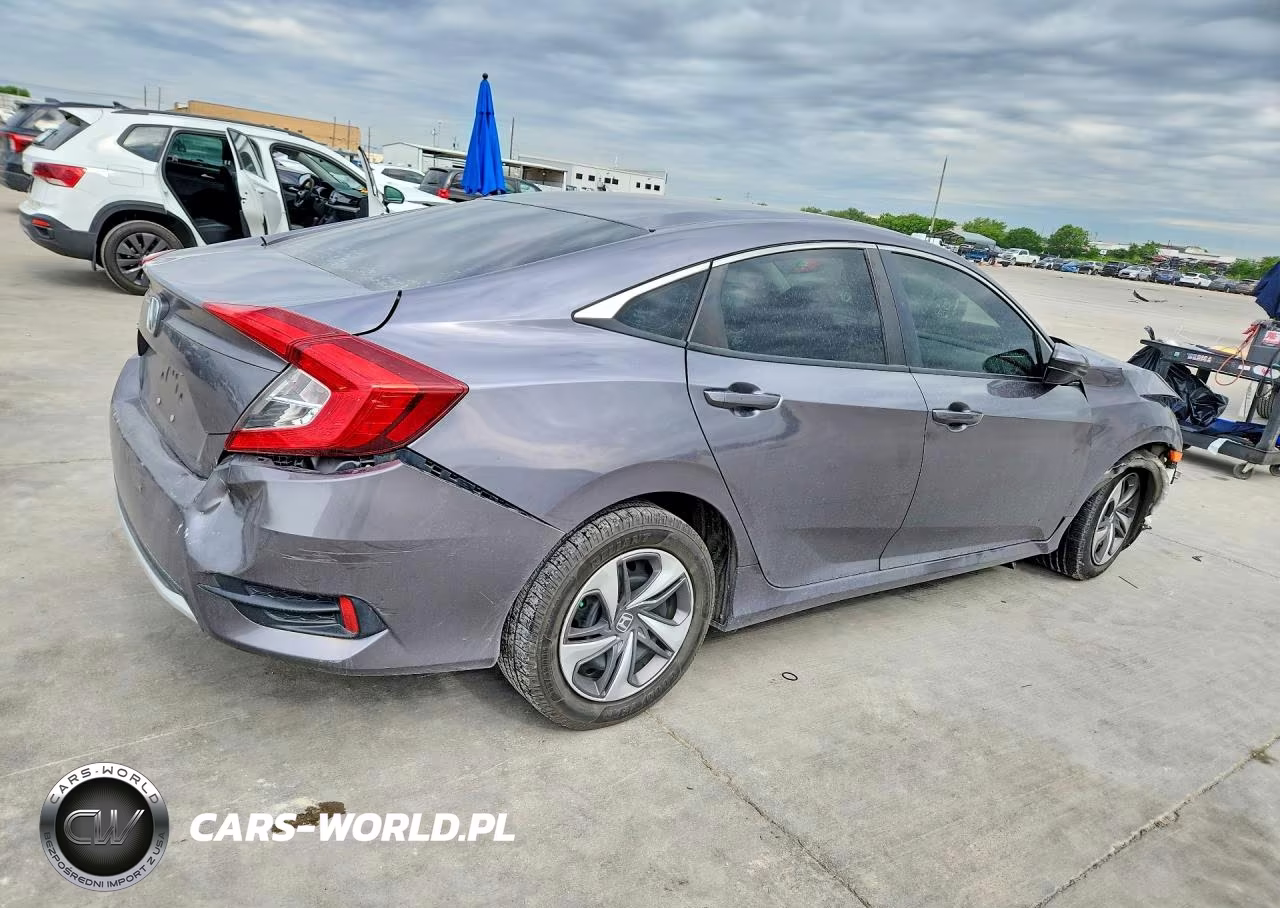 2019 Honda Civic Lx VIN:19XFC2F6XKE032652 - 3