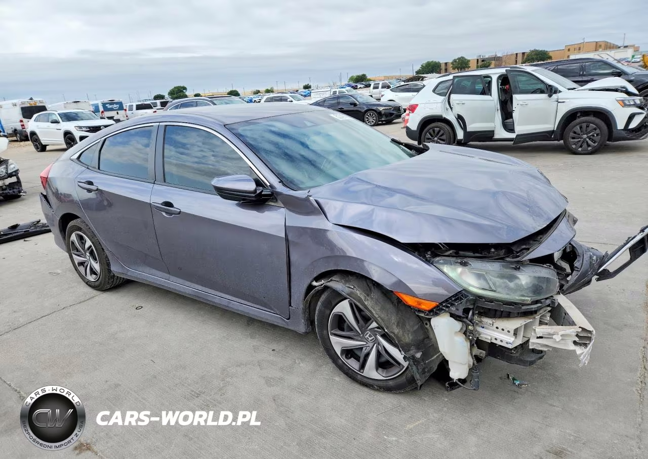 2019 Honda Civic Lx VIN:19XFC2F6XKE032652 - 4