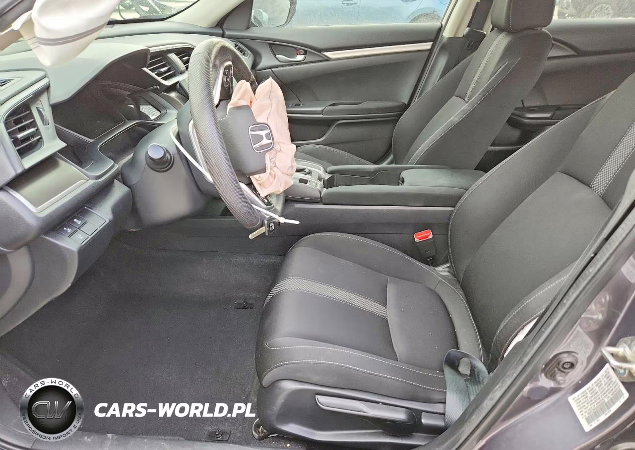 2019 Honda Civic Lx VIN:19XFC2F6XKE032652 - 7