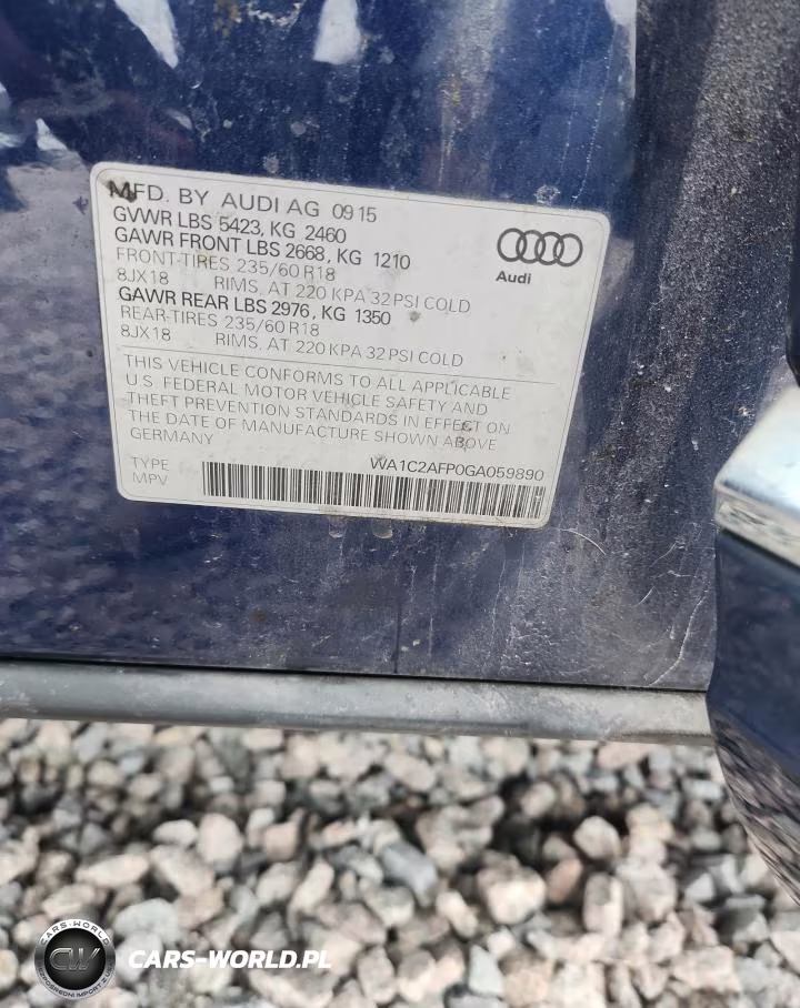 2016 Audi Q5 Premium VIN:WA1C2AFP0GA059890 - 13