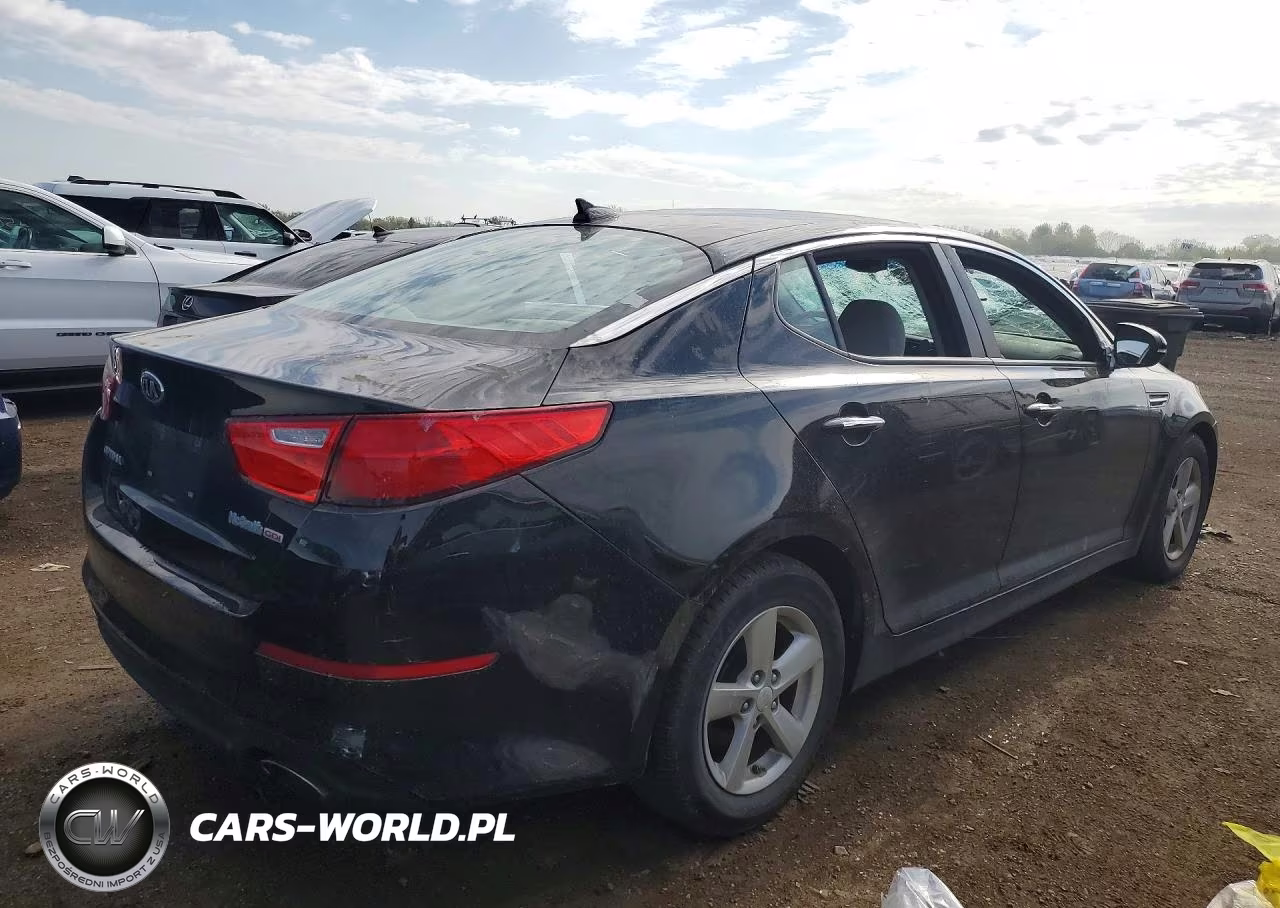2014 Kia Optima Lx VIN:5XXGM4A75EG338540 - 3