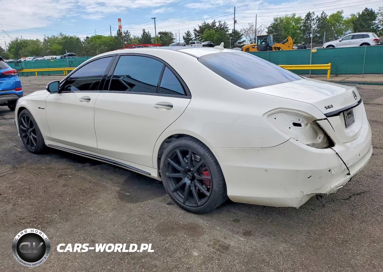 2015 Mercedes-Benz S 63 Amg VIN:WDDUG7JB3FA140428 - 2