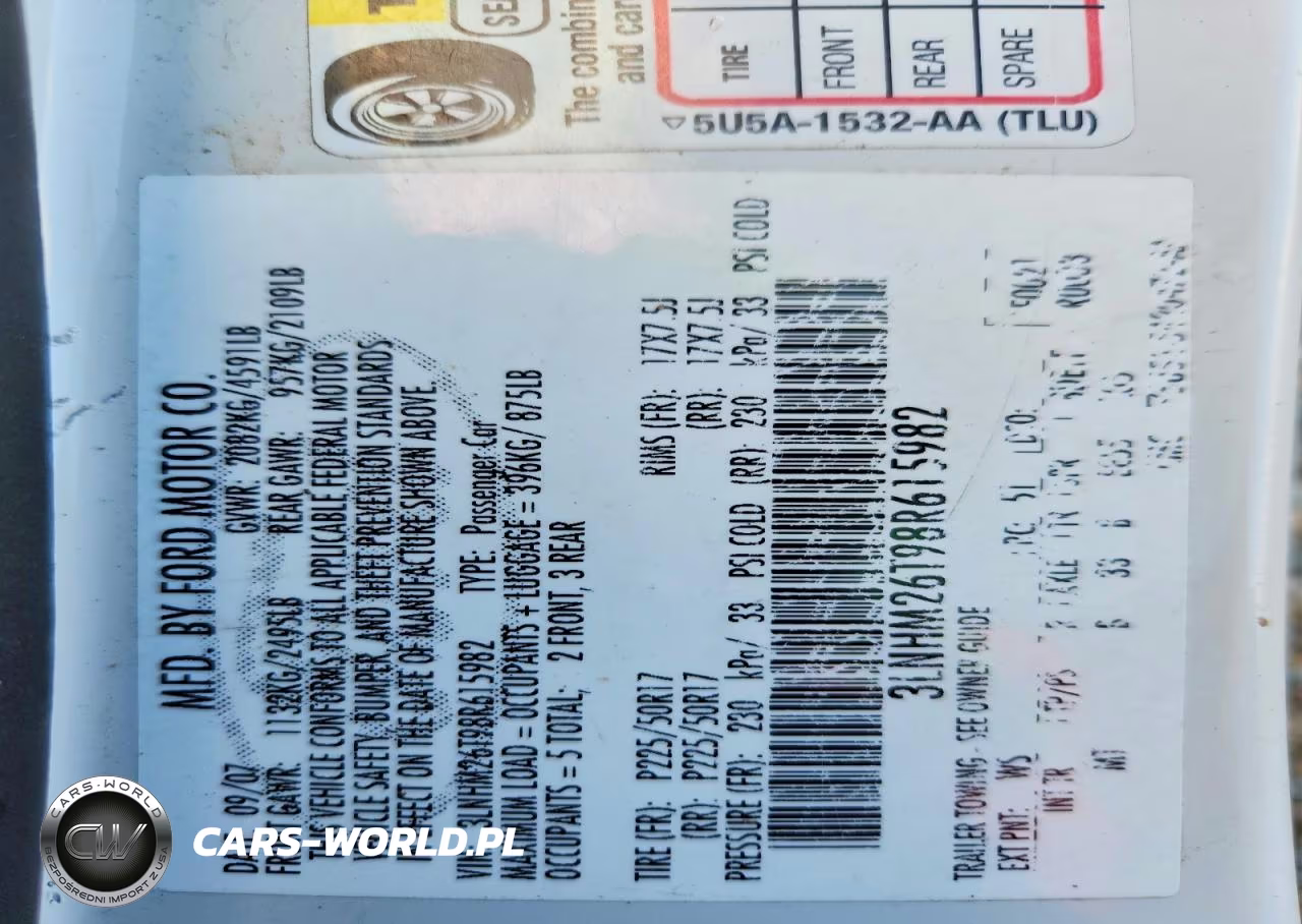 2008 Lincoln Mkz VIN:3LNHM26T98R615982 - 12