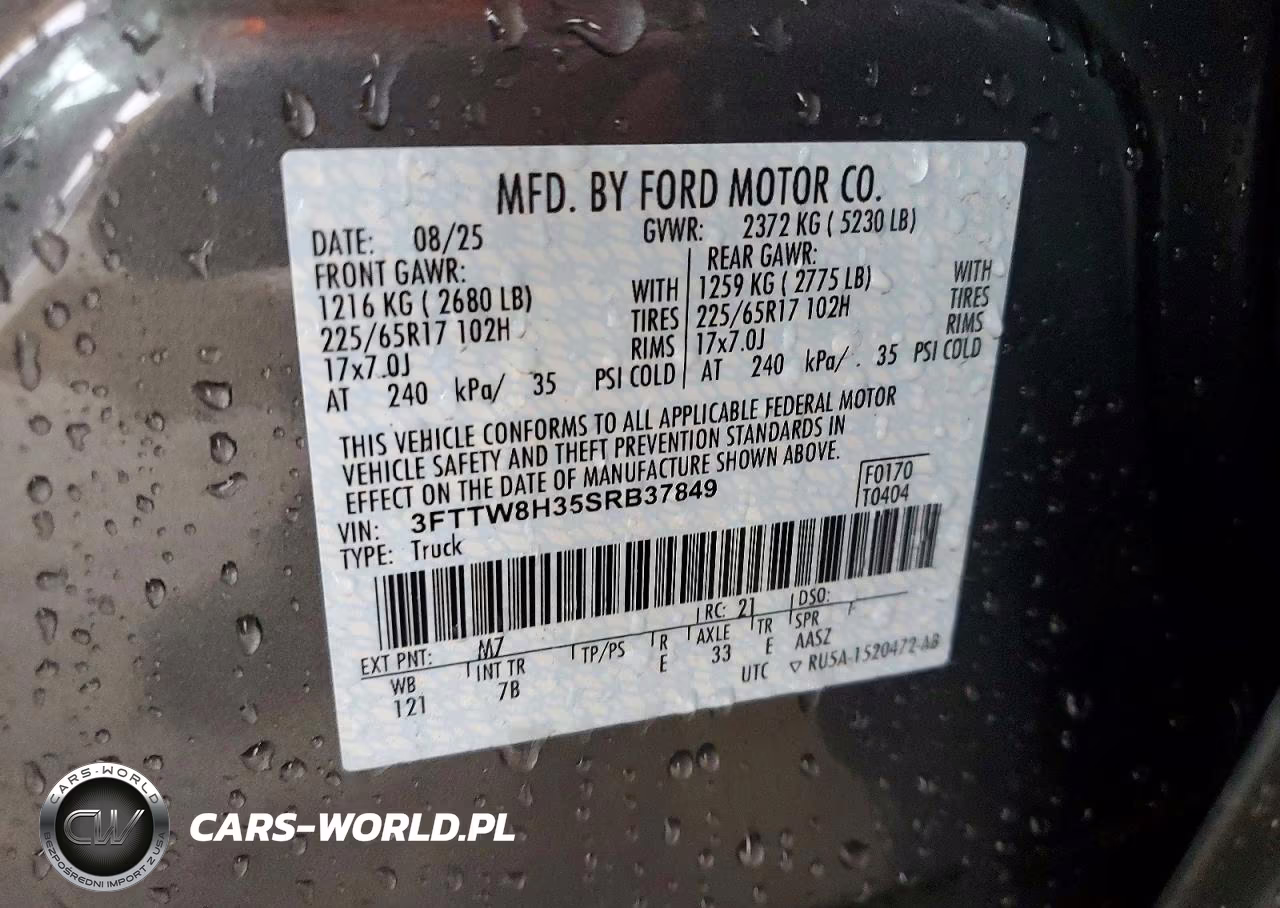 2025 Ford Maverick Xlt VIN:3FTTW8H35SRB37849 - 12