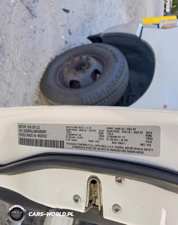 2021 Ram 3500 Tradesman VIN:3C63RRGL0MG588367 - 12