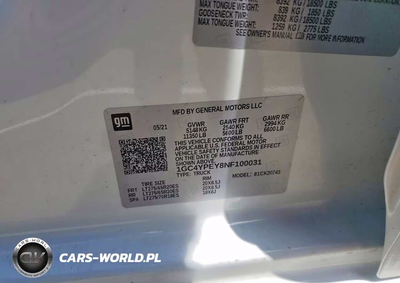 2022 Chevrolet Silverado K2500 Heavy Duty Ltz VIN:1GC4YPEY8NF100031 - 12