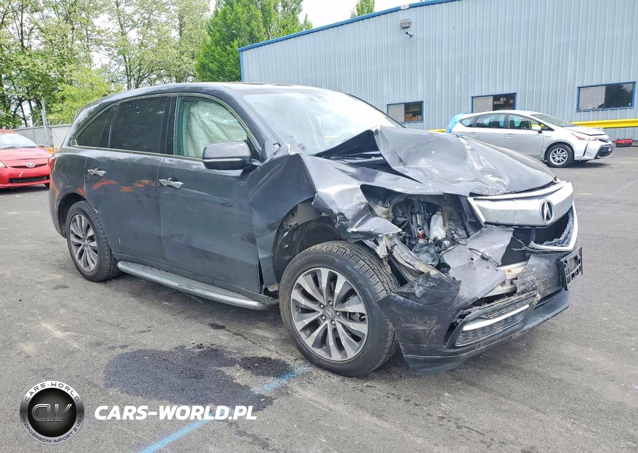 2014 Acura Mdx Technology VIN:5FRYD4H46EB004163 - 4