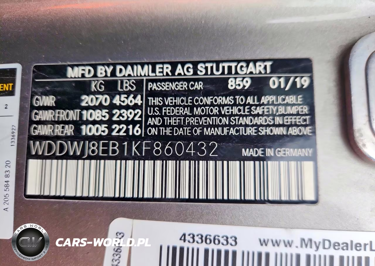 2019 Mercedes-Benz C 300 4Matic VIN:WDDWJ8EB1KF860432 - 12