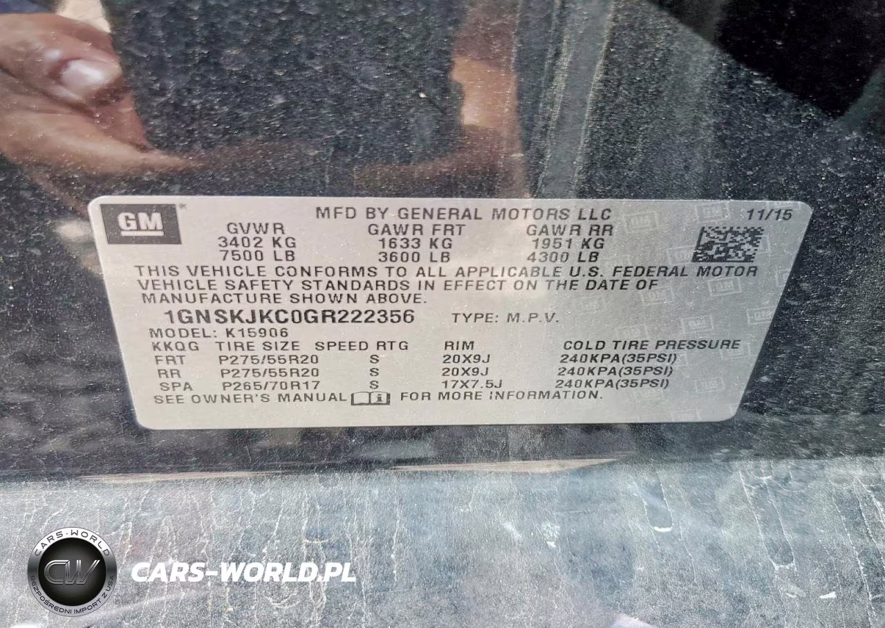 2016 Chevrolet Suburban K1500 Ltz VIN:1GNSKJKC0GR222356 - 13