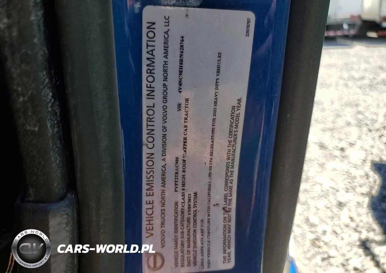 2024 Volvo Vnl Semi Truck VIN:4V4NC9EH8RN628764 - 10