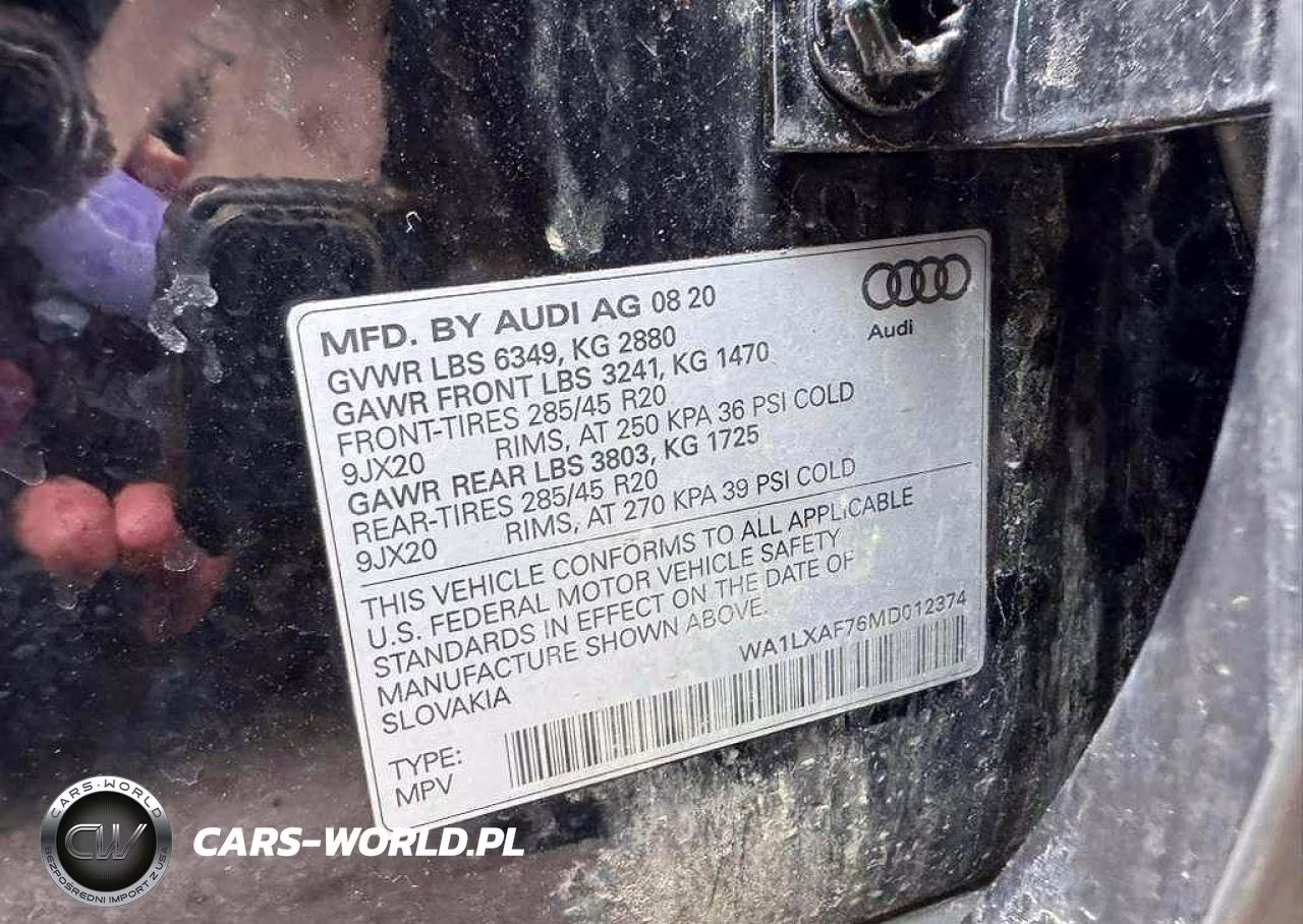 2021 Audi Q7 Premium Plus VIN:WA1LXAF76MD012374 - 10
