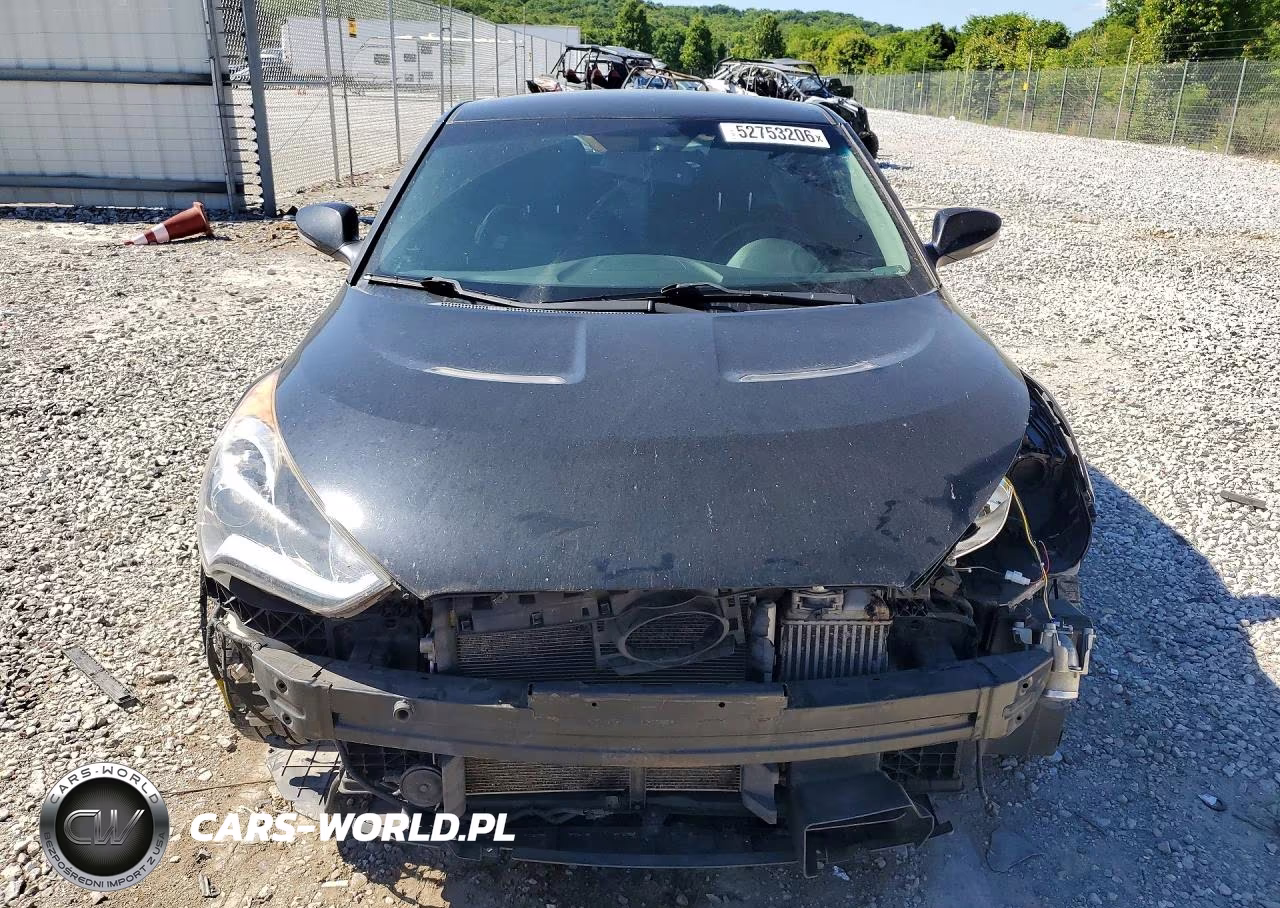 2014 Hyundai Veloster Turbo VIN:KMHTC6AEXEU184795 - 5