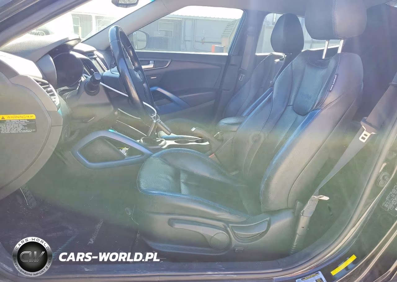 2014 Hyundai Veloster Turbo VIN:KMHTC6AEXEU184795 - 7