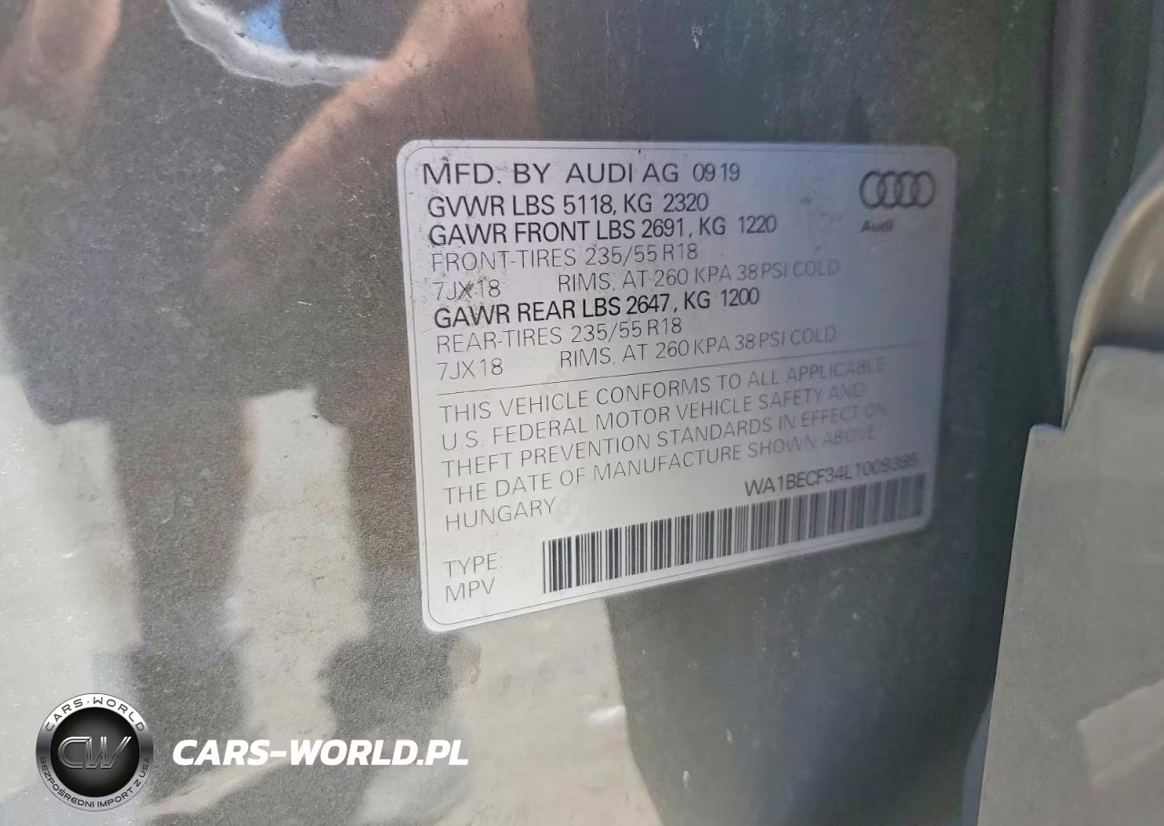 2020 Audi Q3 Premium Plus VIN:WA1BECF34L1009385 - 13