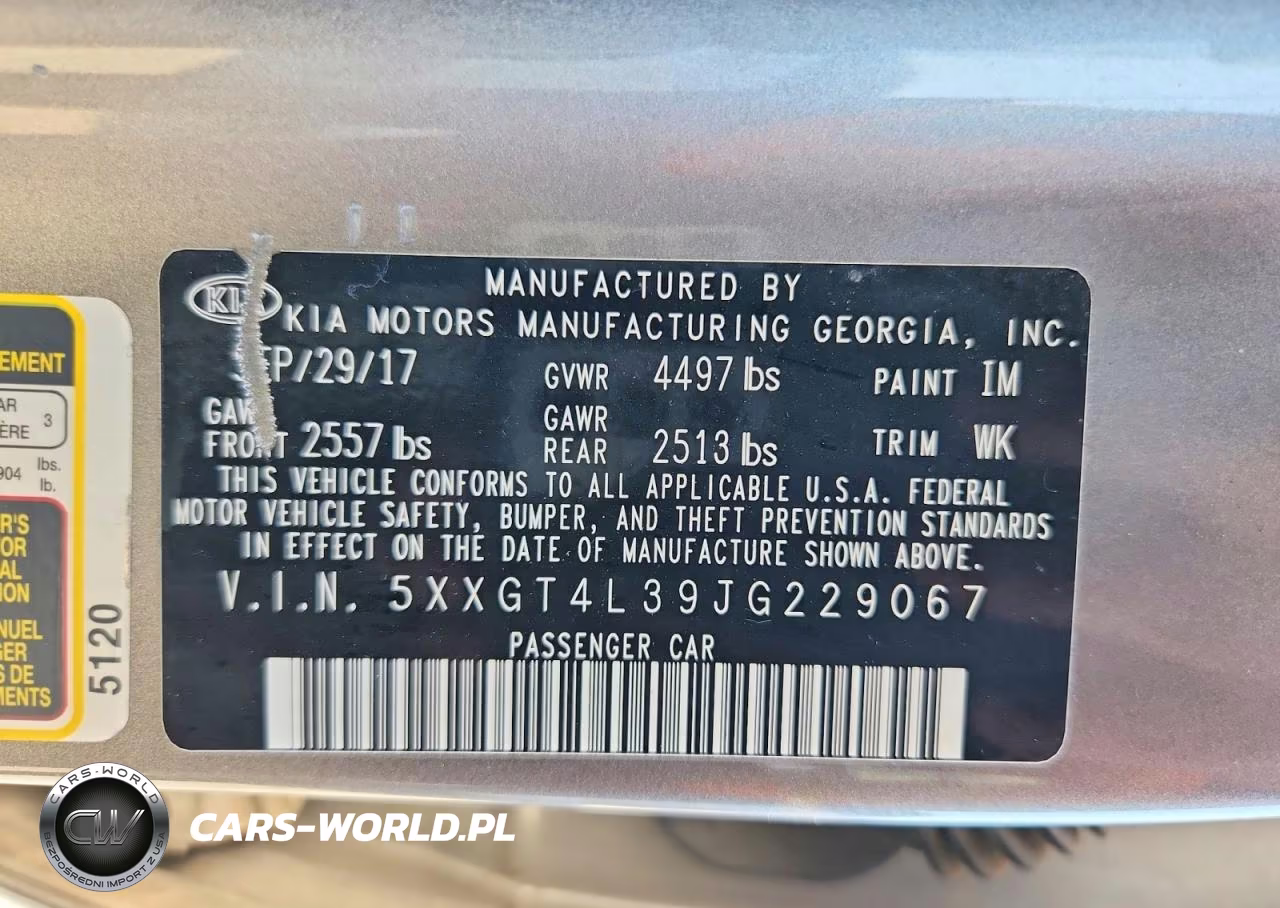 2018 Kia Optima Lx VIN:5XXGT4L39JG229067 - 11