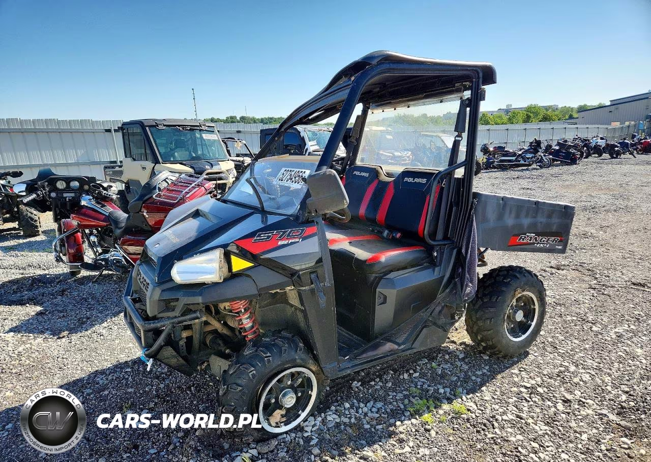 2017 Polaris Ranger Utility Vehicle VIN:3NSRME578HE765053 - 2